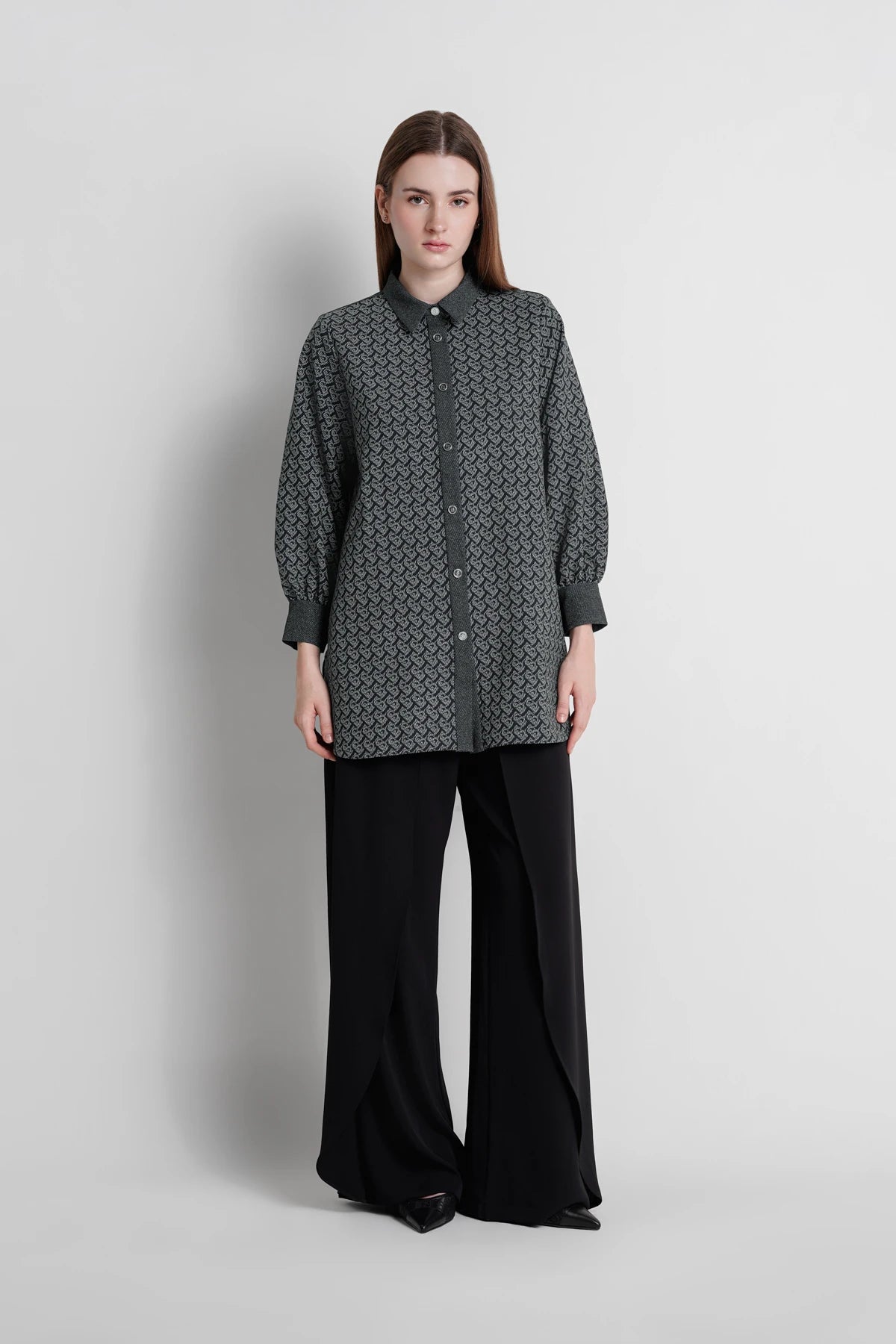 Bimu Twill Shirt - Black