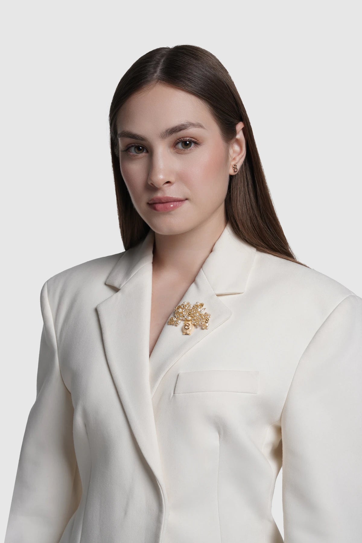 Bloomora Brooch - Gold