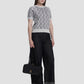 bria shoulder bag in black by buttonscarves hand carried style