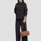 bria shoulder bag in caramel by buttonscarves hand carried style