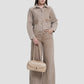 bria shoulder bag in clay by buttonscarves hand carried style