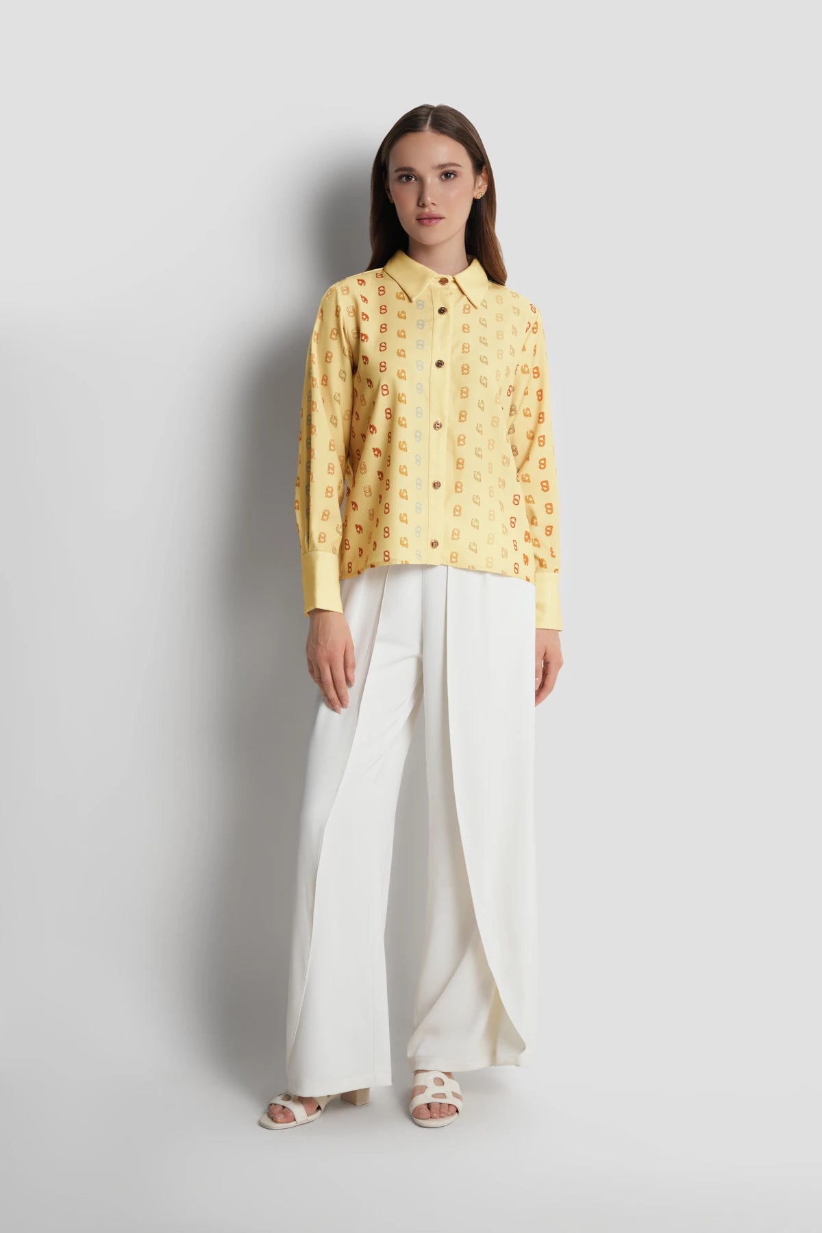 Nagita Crop Shirt - Butter
