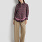 Nagita Oversized Shirt - Burgundy