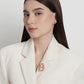 Cara Brooch - Rose Gold