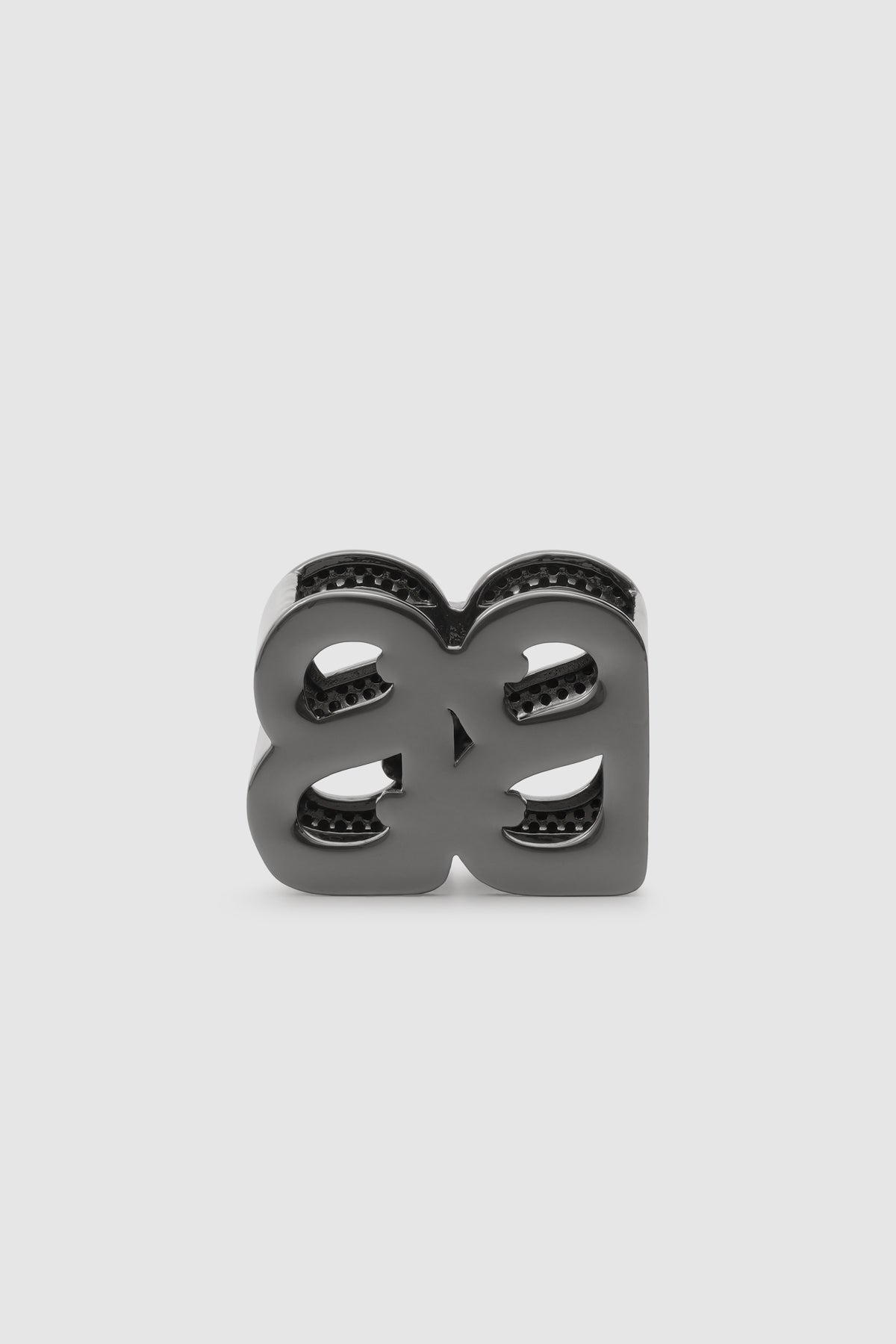 Éclat Ring Brooch - Hematite
