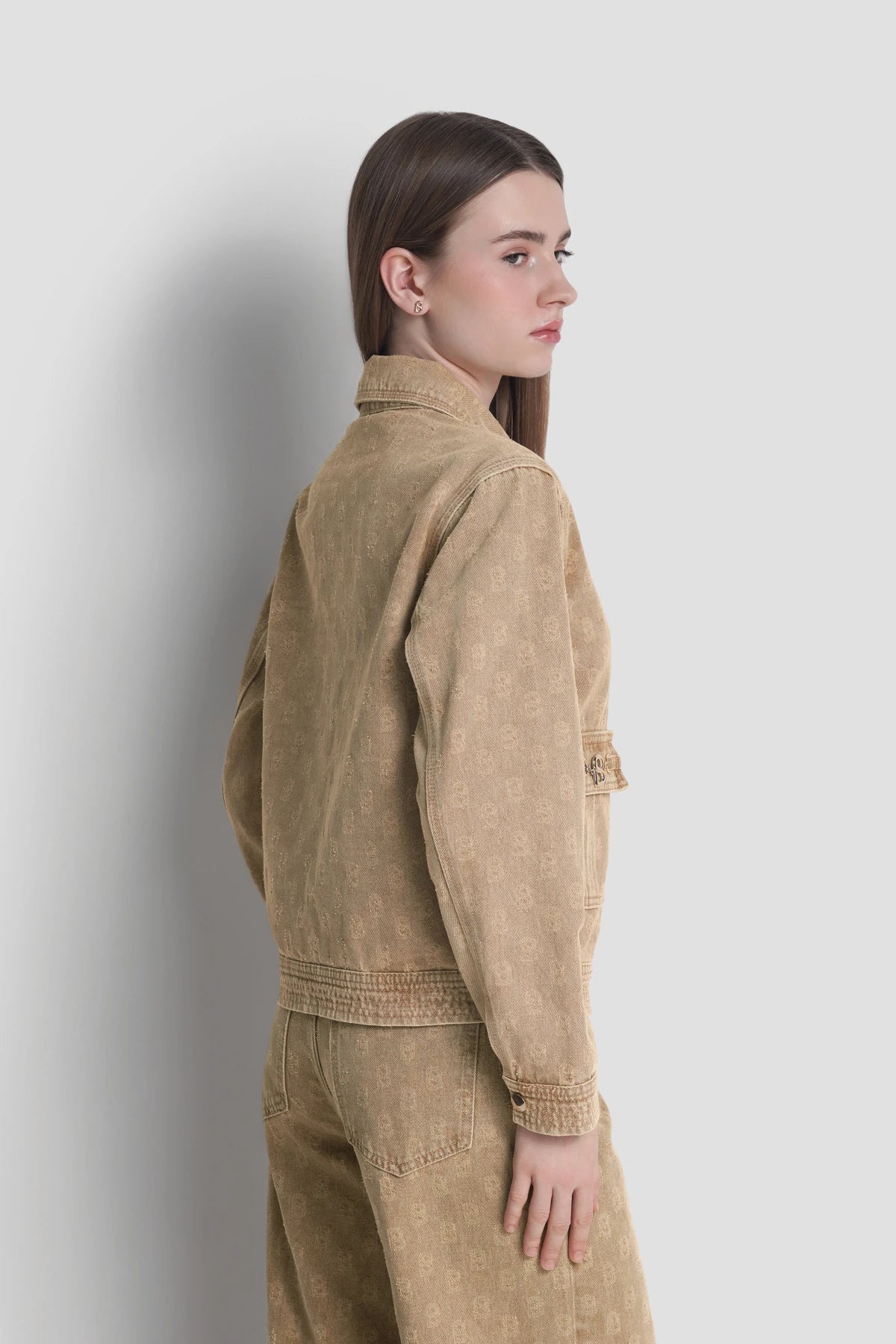 Elle Denim Jacket - Tan