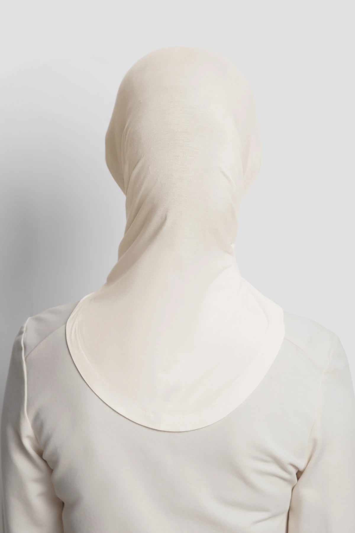 ninja inner in egret by buttonscarves back view