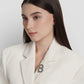 Interlock Brooch - SIlver