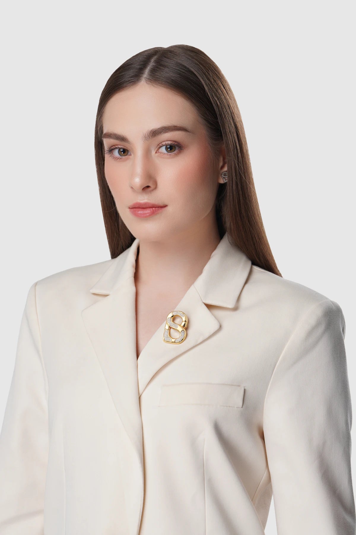 Isla Brooch - Gold