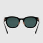 luca sunglasses in green by buttonscarves back view