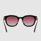 luca sunglasses in pink by buttonscarves back view