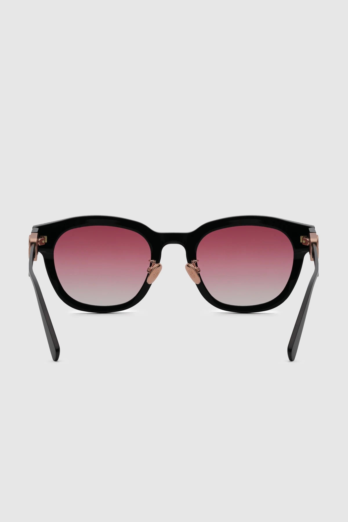 luca sunglasses in pink by buttonscarves back view