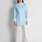 Luna Cotton Pointed Collar - Baby Blue