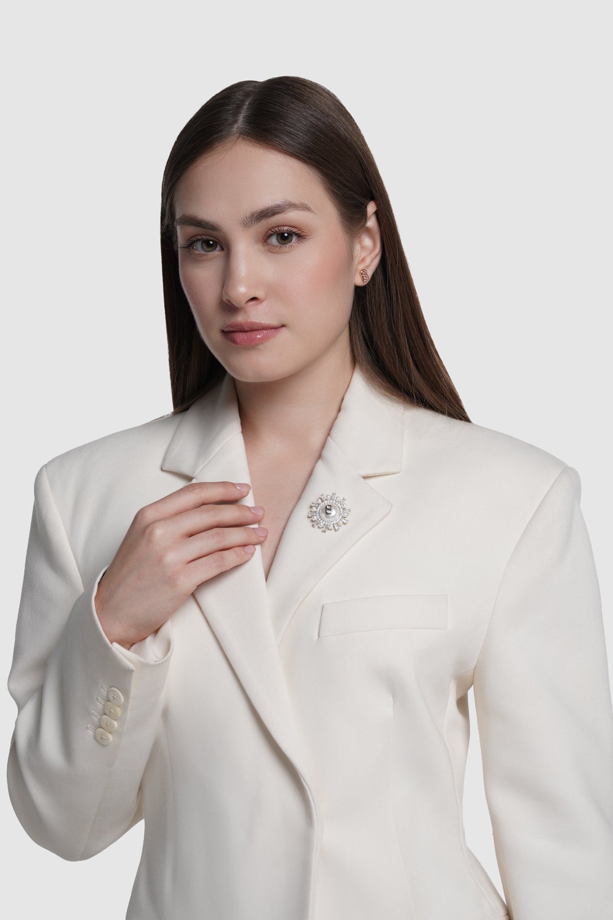 Mirea Petite Brooch - Silver