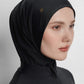 myra signature swimsuit in black by buttonscarves instant slip on detail
