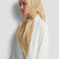 nagita square scarf in butter by buttonscarves worn looks