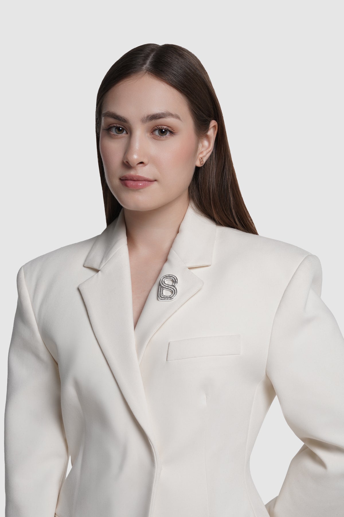 Noelle Brooch - Silver
