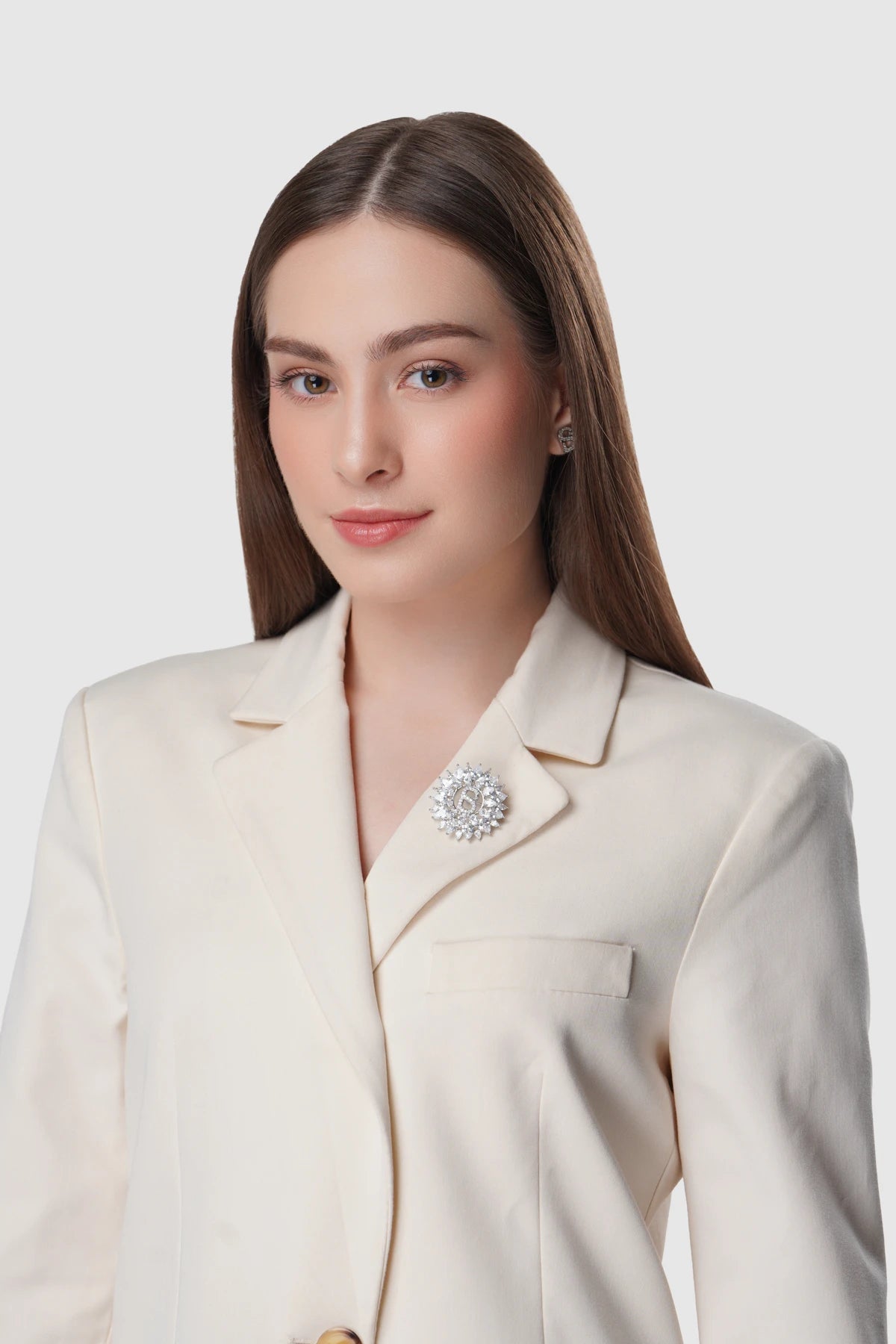 Raina Brooch - Silver