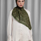 Samla de Fleur Tie Back Square - Deep Olive