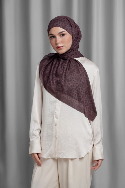 Samla de Fleur Tie Back Square - Plum