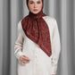 Samla de Fleur Tie Back Square - Red Mahogany