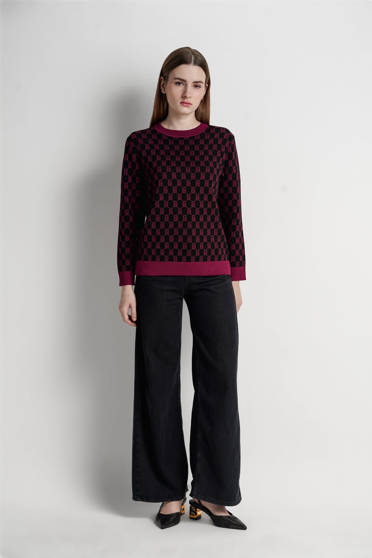 Signature Monogram Sweatshirt - Magenta