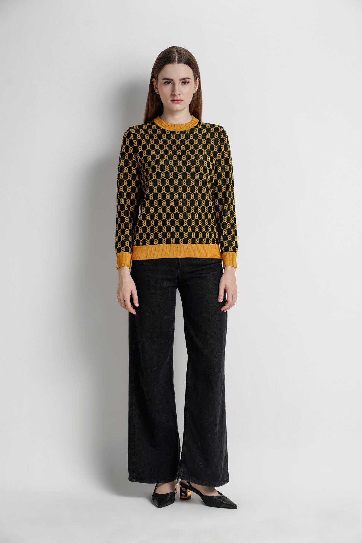 Signature Monogram Sweatshirt - Tumeric
