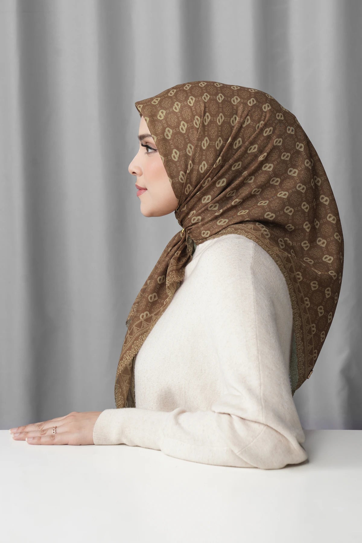 Songket Square - Cinnamon