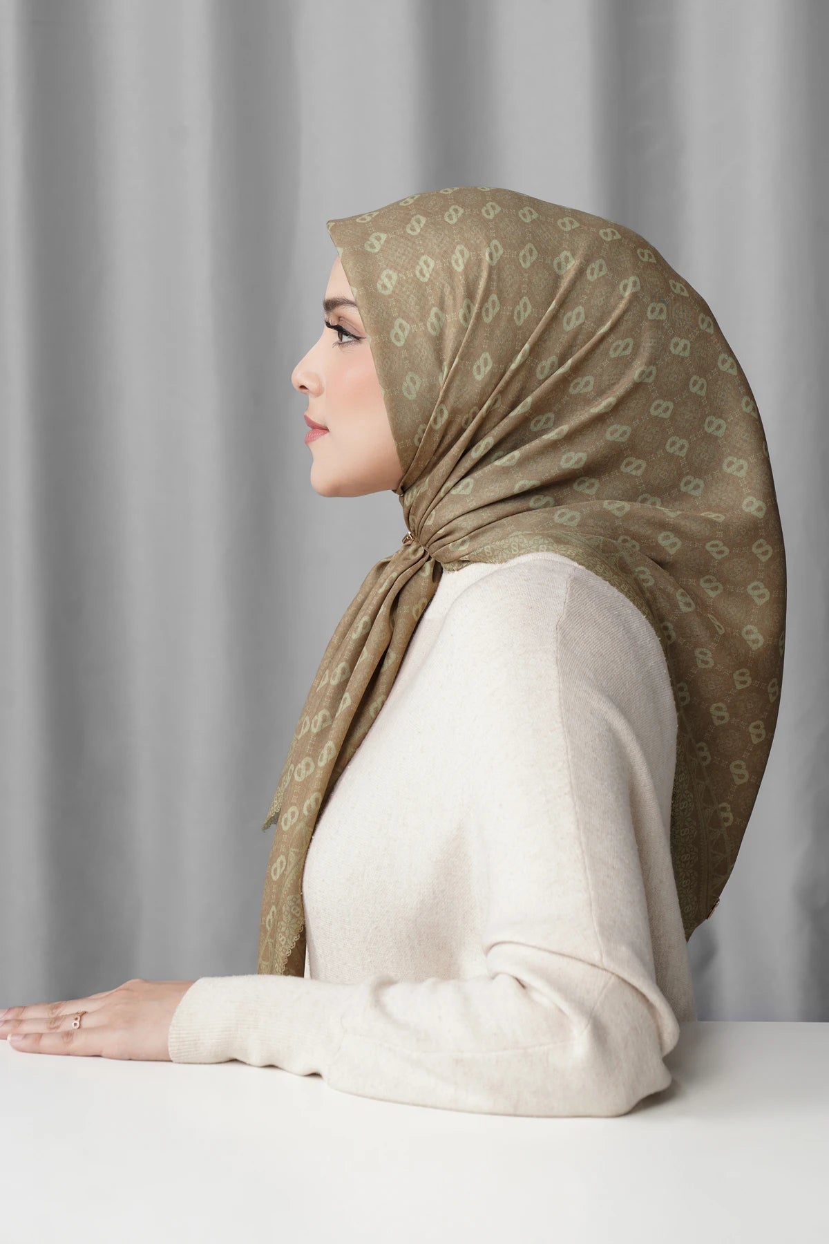 Songket Square - Ginger