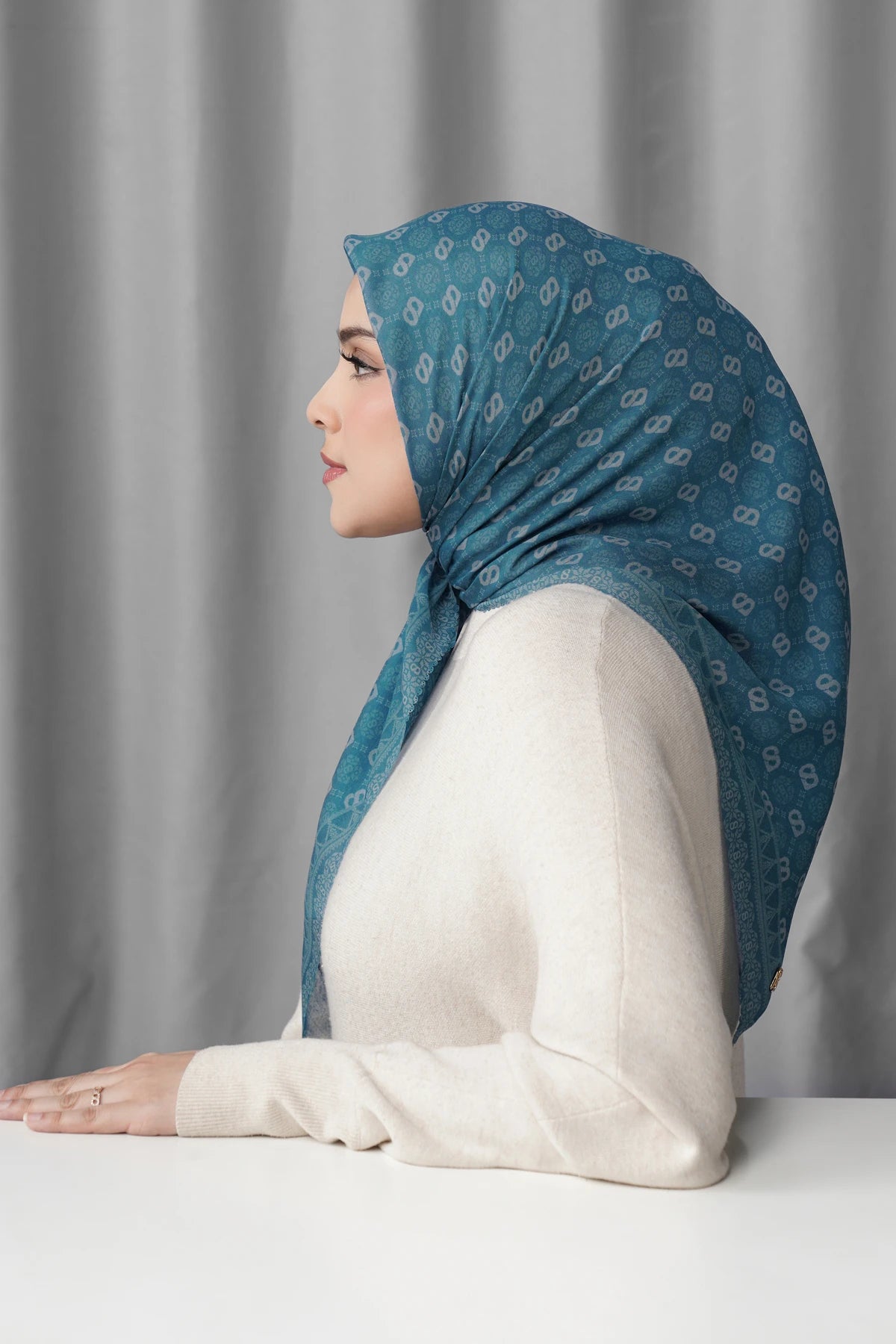 Songket Square - Indigo