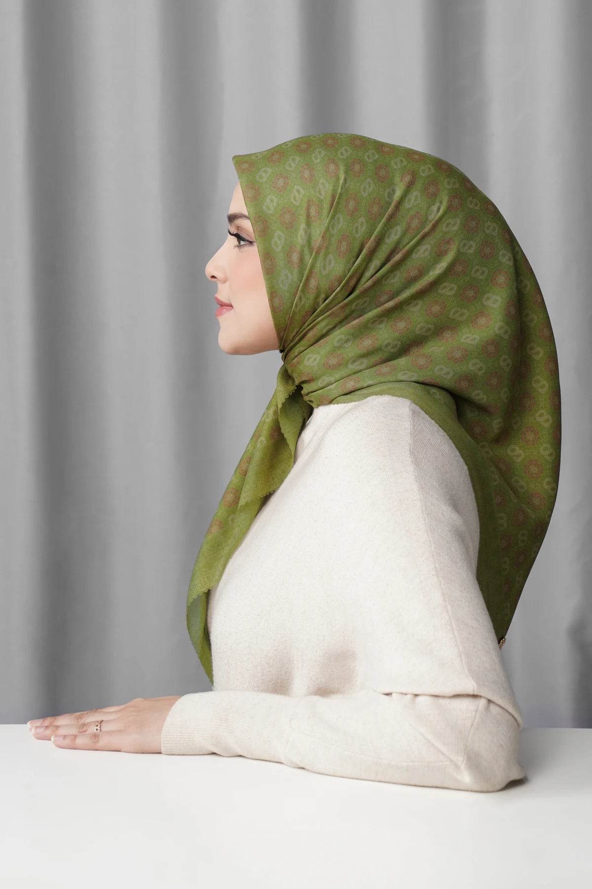 Songket Square - Palm