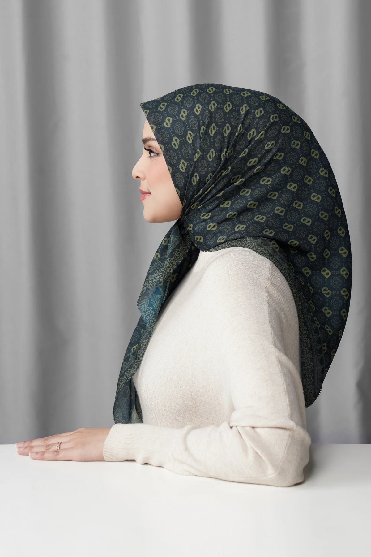 Songket Square - Peacock