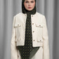 Songket Tie Back Square - Hornbill