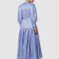 Songket Shirt Dress - Blue