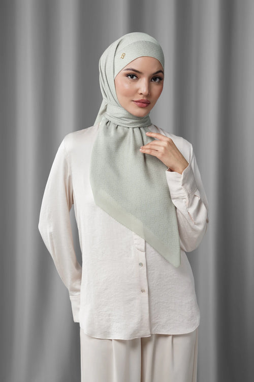 Tapis Tie Back Square - Cement