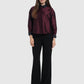 Verena Crop Shirt - Maroon