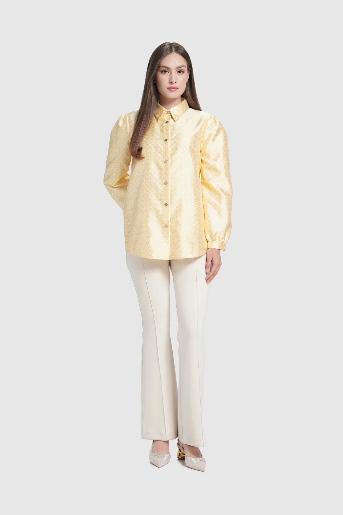 Verena Puff Shirt - Butter Yellow