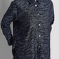 Waves Monogram Basic Shirt - Blue