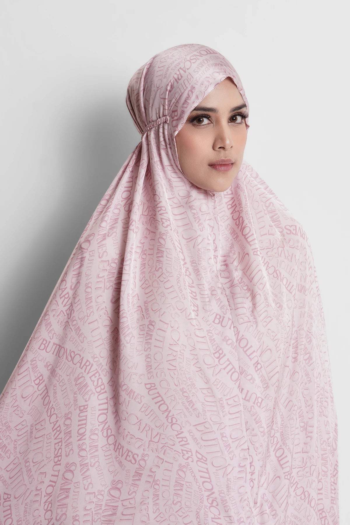 Waves Monogram Prayer Robe - Pearl Blush