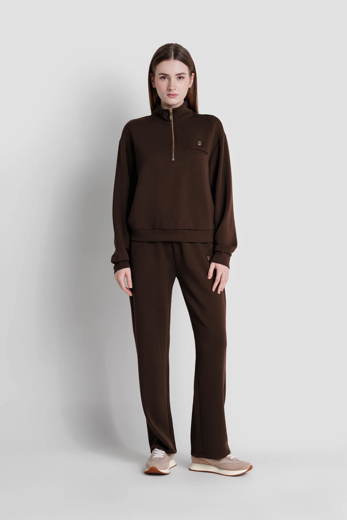 Zoey Sweatshirt - Dark Brown