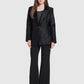 Bimu Jacquard Blazer - Black