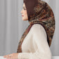 istanbul printed square scarf in taksim by buttonscarves side view
