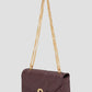 alana small bag in burgundy by buttonscarves front view