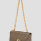 alana small bag in taupe by buttonscarves front view
