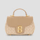 Alma Bimu Jacquard Bag Small - Beige