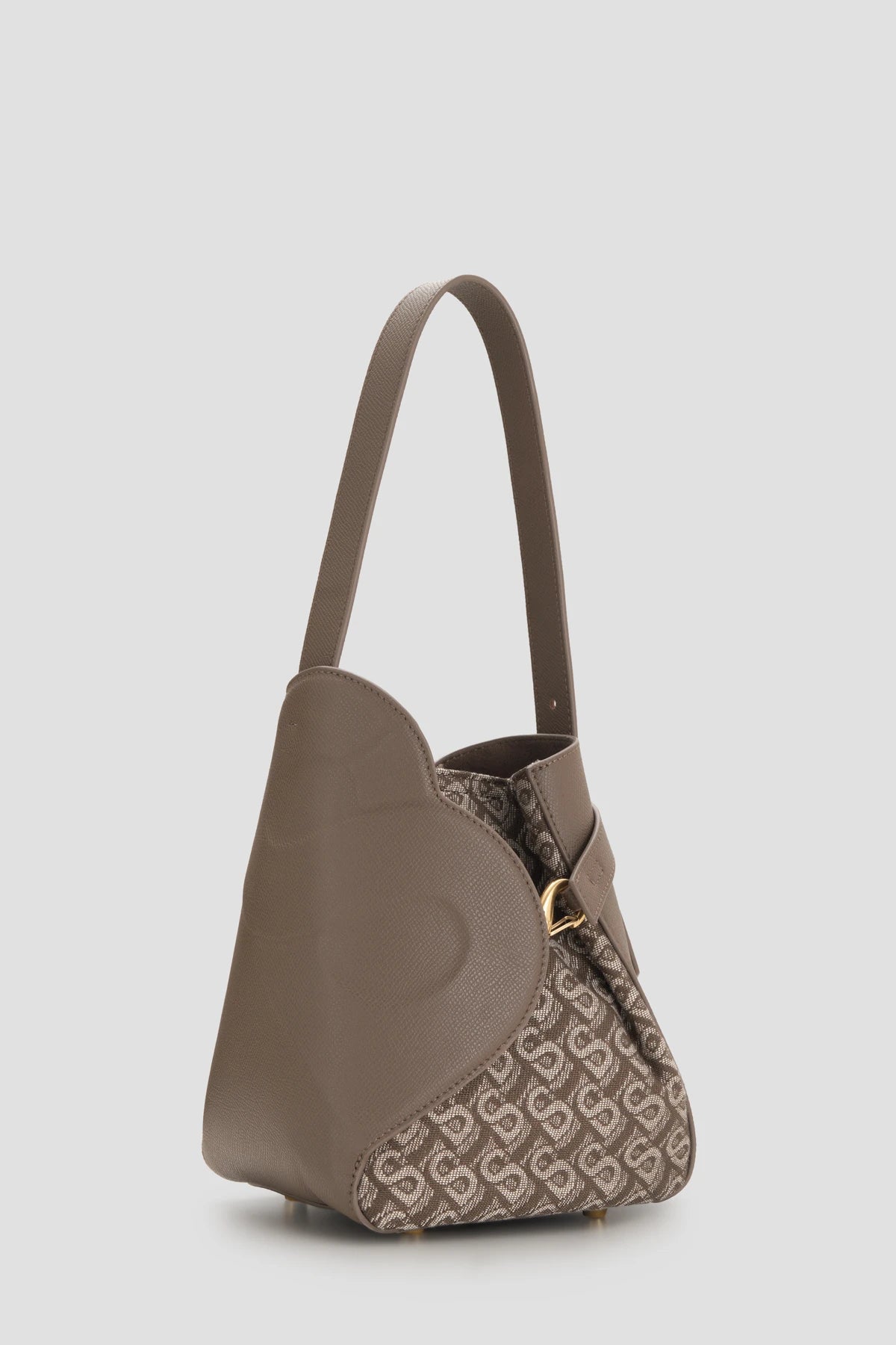 Britney Bimu Jacquard Bag Small - Brown