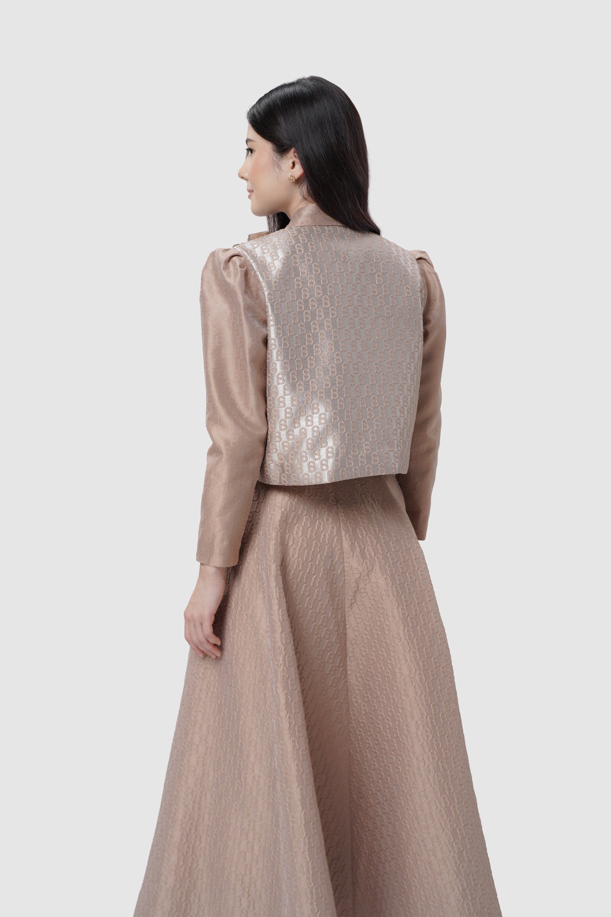 Signature Jacquard Detailed Shirt - Dusty