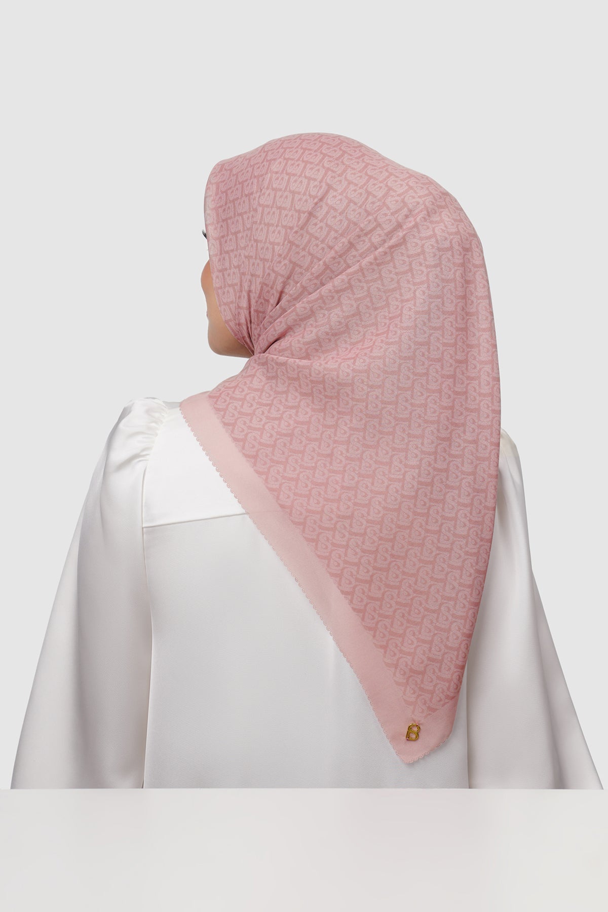 Bimu Twill Square - Coral Blush