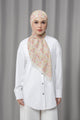 Nagita Tie Back Square - True White