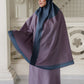 Linka Two Tone Capsule Prayer Robe - Berry